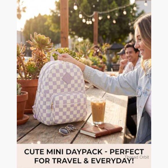 cute mini backpack purses Barsine Girls Fashion Purse Small Plaid Leather Women Backpacks Little Bag (Black) : Clothing, Shoes & Jewelry This is a universal small backpack purse for female Corduroy Mini Backpack Purse, Lightweight